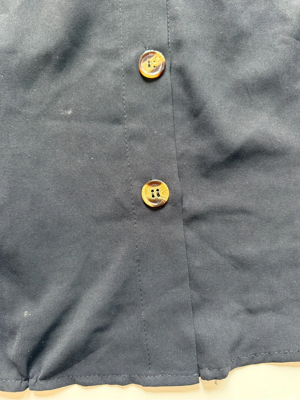 Black Button-Front Top - Picture 2 of 6
